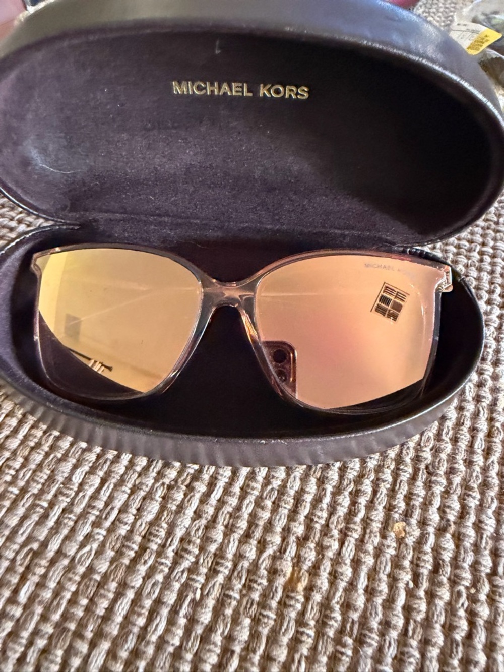 Michael Kors Zermatt rose gold sunglasses